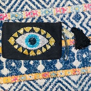 barthelemyrose Barthelemy Rose Black Evil Eye Clutch